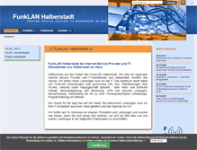 Tablet Screenshot of funklan-halberstadt.de